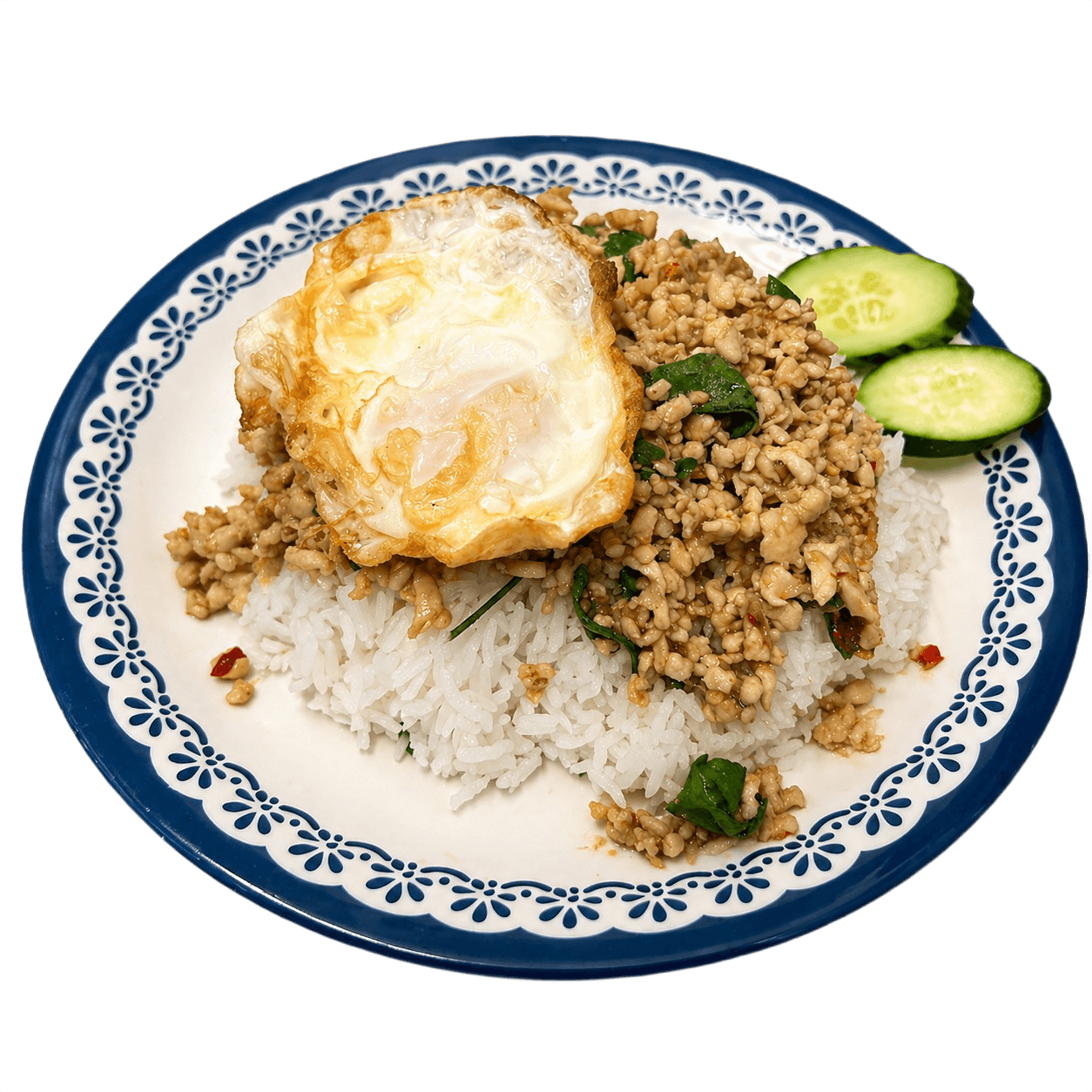 Pad Ka Prao w. White Rice